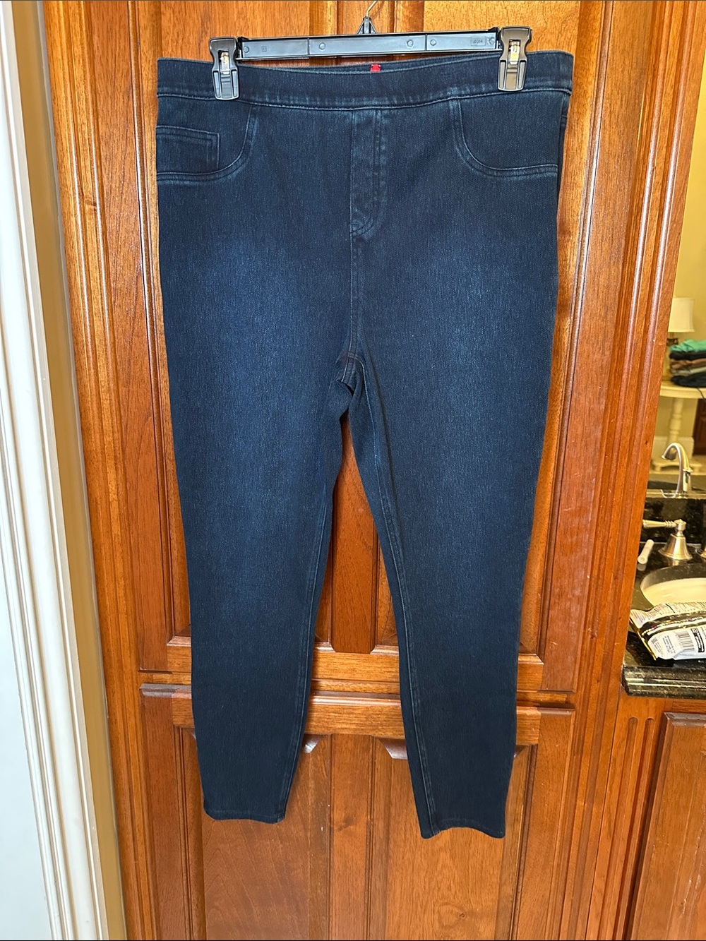 SPANX Men's Navy Skinny Stretch Jeans